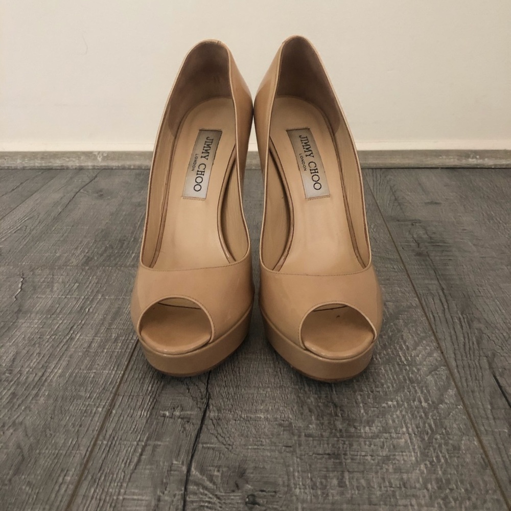 Nude Jimmy Choo Pumps - Picture 2 of 5